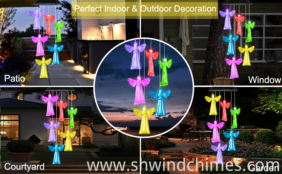 angel memorial wind chimes
